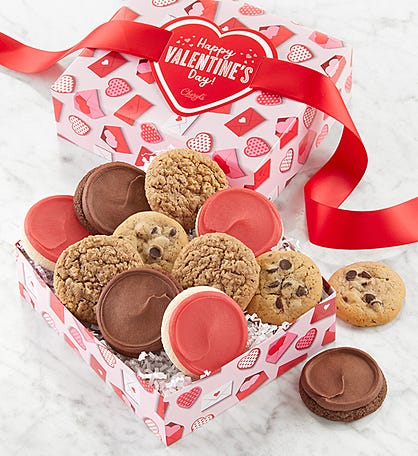 Sugar-Free Valentine Cookie Gift Box